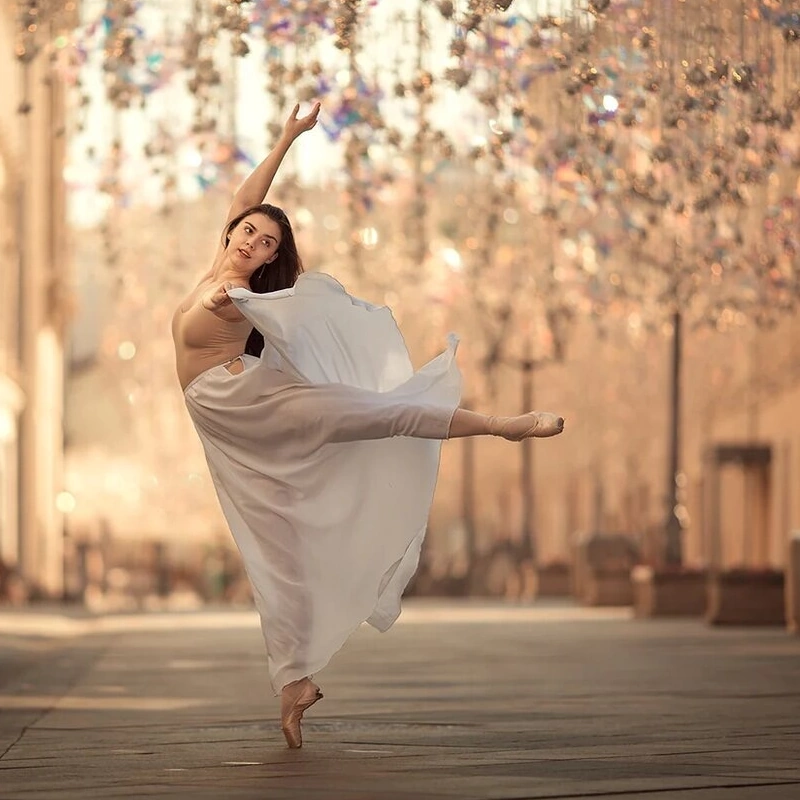 Kate in ballet studio